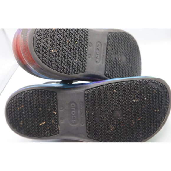 Tie-Dye Crocs Classic Clogs Womens Size W11 M9 Rainbow Colors  Casual Shoes - Picture 8 of 8